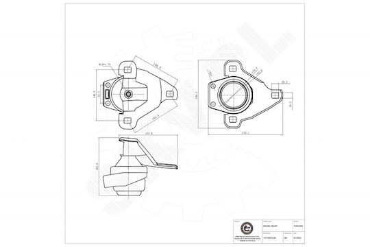 Дясна Скоба За Монтаж На Двигател Ford Mondeo Iii 1s716f012ad