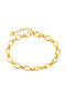 Visetti Women's Hand Chain Made of Gold Plated Stainless Steel