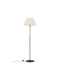 Megapap Vilo Floor Lamp H152xL35cm with Socket for E27 Bulb Black
