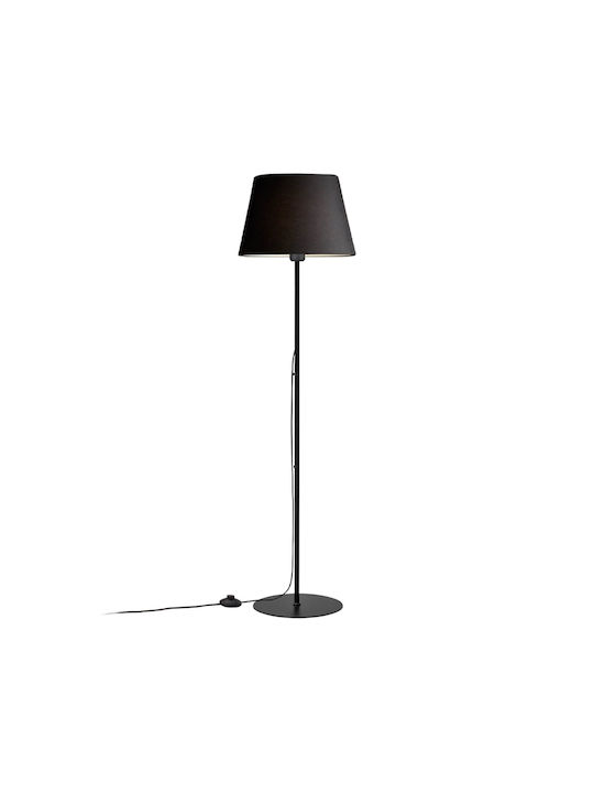 Megapap Vilo Floor Lamp H152xL35cm with Socket for E27 Bulb Black