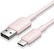 Vention USB Typ-C Kabel USB 2.0 Männlich - USB-A Rosa 1,5 m CWAPG