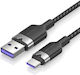 Vention USB 2.0 Кабел USB-C Мъжки - USB-A Черен 2м CWBBH