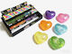 Glitter Fidget Cube Heart Multicolour