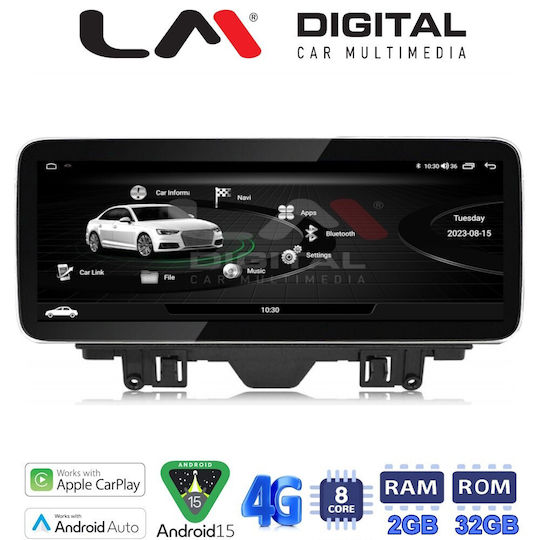 Lm Digital Lm Kh2 292 High Οθόνη Oem Multimedia Αυτοκινήτου Audi Q3 2011 > 2018 Carplay Androidauto Bt Gps Wifi Gprs