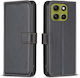 Motorola Moto G86 5g Binfen Case Color Bf17 Flip Wallet Synthetic Leather Pu Tpu Black Wallet Stand
