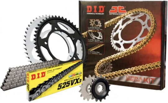Did-jt Honda Cb600 Hornet 1998-2006 Chain Sprockets Kit 15-42-525vx3