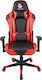 Gembird GC-03-BR Καρέκλα Gaming Δερματίνης με Ρυθμιζόμενα Μπράτσα Black / Red