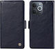 Yikatu Yk-007 Flip Brieftasche Synthetisches Leder Pu Tpu Dunkelblau Wallet Stand Für Realme Note 70T