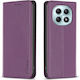 Xiaomi Redmi Note 15 Pro 5G Binfen Case Color Bf18 Flip Synthetic Leather PU TPU Dark Purple Wallet Stand