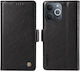 Realme Note 70t Yikatu Yk-007 Flip Wallet Synthetic Leather PU Black Wallet Stand Mobile Phone Case