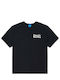 T-shirt Μαύρο