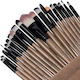 Set 20 Professional Makeup Brushes Sensopro Milano Travel Nude + Gift