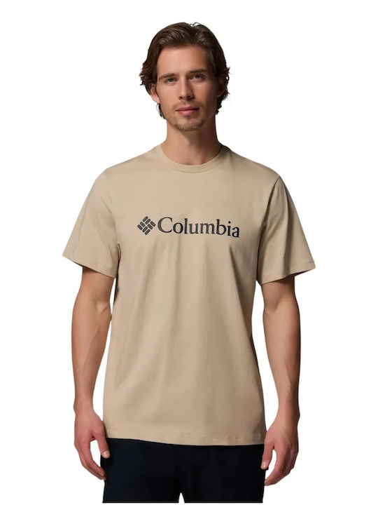 Columbia Μπλούζα Κοντομάνικη Μπεζ