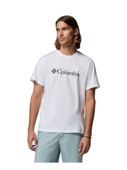 Columbia Μπλούζα Κοντομάνικη Λευκή