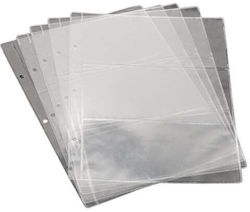Set 10 Foițe De Legătorie Pentru Bancnote 3 Buzunare 18 X 8 Cm Transparente 3 Găuri 5.5x7x7x5.5 Cm Er D L Set 10 Foițe De Legătorie Pentru Bancnote 3 Buzunare 18 X 8 Cm Transparente 3 Găuri 5.5x7x7x5.5 Cm Er D L