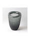 Dekorative Glas Blaue Vase Rändel 19x18x25cm