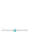 Verorama Women's Rosette Silver Bracelet
