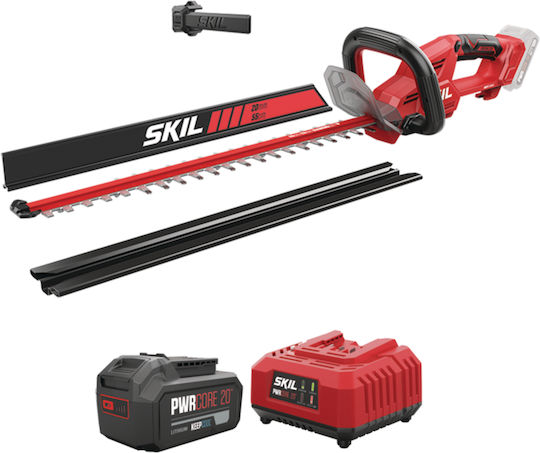 Skil 0440 Ca & 3131 Aa Hedge Trimmer Battery 20V with Blade Length 55cm