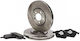 Master-Sport Auto Bremsbeläge & Bremsscheiben Set Für Volkswagen Golf III Passat Vento 1j0 698 151 L