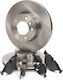Set Discuri și Plăcuțe de Frână Față BMW 1 E81 1 E82 X3 E83 Bmw34116761243