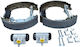 Brake Shoe Set Citroen Nemo 1.4 08 Complete Kit Cylinders 214 533 0037