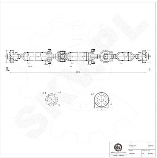 Άξονας Μετάδοσης Κίνησης Ford Kuga I 31256426