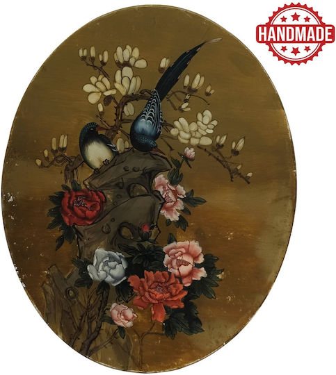 Artekko Γυάλινη Επιφάνεια Ζωγραφισμένη Reversed Painting Στο Χέρι 20x25 Cm