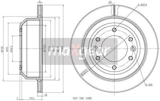 Hyundai Brake Disc Back H-1 08 92203900