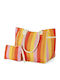Benzi Fabric Beach Bag with Toiletry Bag Orange