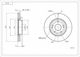 Disc De Frână Partea Din Față Toyota Corolla Verso 2.2d 04 43512-0f010