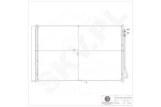 Ψυγείο Κλιματισμού Mercedes Sprinter Vito Viano V-κλάση A4478350070