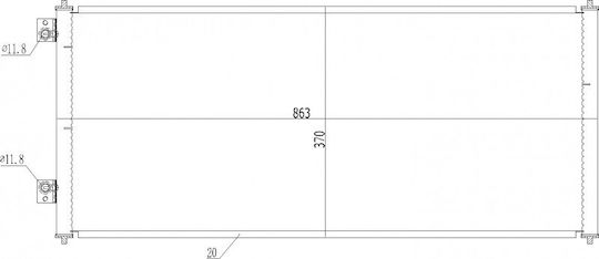 Ford Transit 2.4d 00 1572061 Heizkörper
