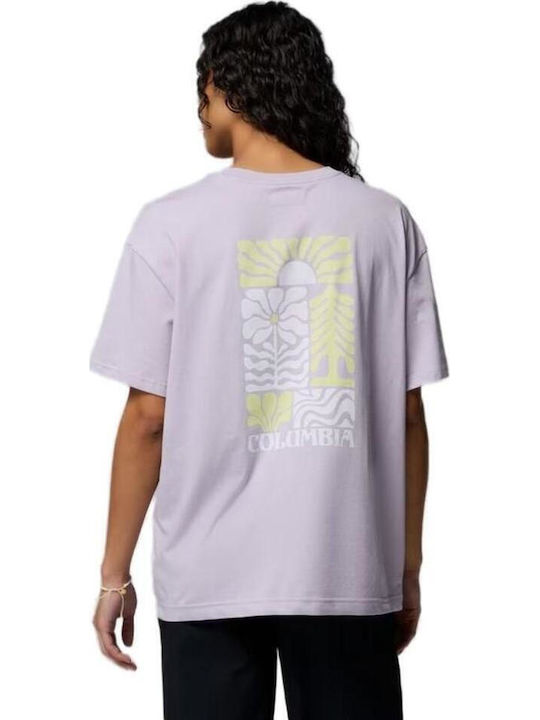 Columbia Bend Graphic Women's Oversized T-shirt...