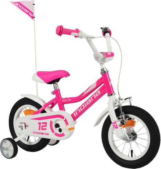 Indiana Roxy 12" Bicicletă Copii BMX Roz