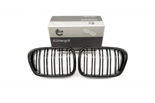 Kappe Für Motorabdeckung Doppelspur Schwarz Glänzend Für BMW 5 E39 51132497261