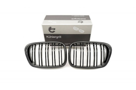 Capotă Motor Cu Dublă Dungă Din Fibră De Carbon BMW 5 E39 51132497261