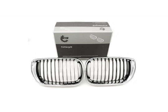 Псевдокапак На Мотор Еднолента Хром BMW 3 E46 Facelift 51137030545