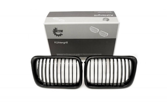 Falsă Acoperire Capotă Motor Bandă Unică Neagră Lucioasă BMW 3 E36 Facelift 51138195151