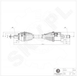 Ημιαξόνιο Κίνησης Ford Galaxy Ii Mondeo Iv S-max Volvo S60 Ii S80 Ii V60 I S70 Iii Εμπρός Αριστερό 1380034 Ημιαξόνιο Κίνησης Ford Galaxy Ii Mondeo Iv S-max Volvo S60 Ii S80 Ii V60 I S70 Iii Εμπρός Αριστερό 1380034