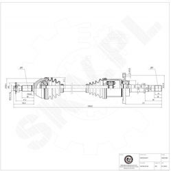 Jumătate De Axă Nissan Qashqai X-Trail II Renault Koleos I Față Dreapta 39100jg72b