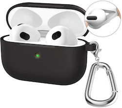 Silikonhülle Mit Haken In Schwarz Für Apple AirPods 4