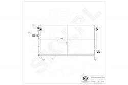 Συμπυκνωτής Κλιματισμού Subaru Forester Αφυγραντήρα 73210sa010