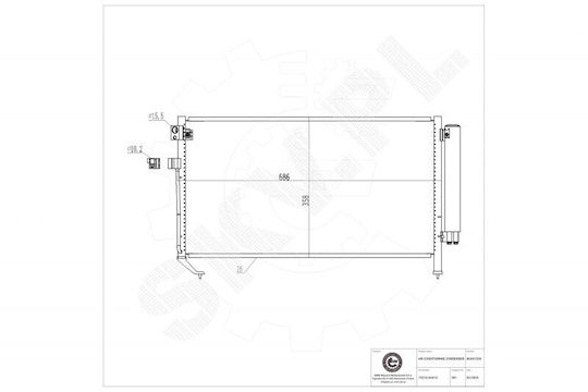 Condensator Aer Condiționat Subaru Forester Dezumidificator 73210sa010