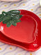 Serving Platter 21x16 S-d Strawberry 212156 21x16 Dolomite