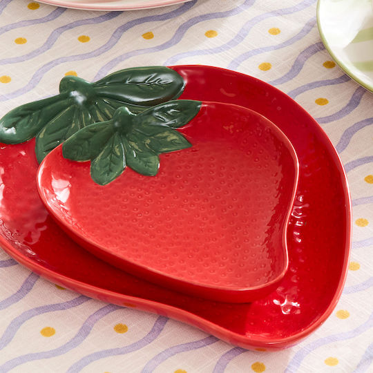 Serving Platter 21x16 S-d Strawberry 212156 21x16 Dolomite