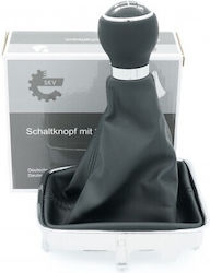 Mânere Schimbător Viteze Cu Capace Scaun Alhambra VW Sharan Tiguan 5n0711113 6b Negru Cromat Cadru Cromat 5n0711113