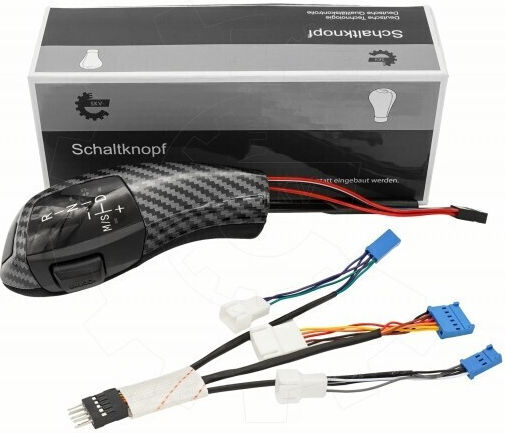 BMW 3 5 6 Carbon Automatic Gear Shift Knob with LED Light