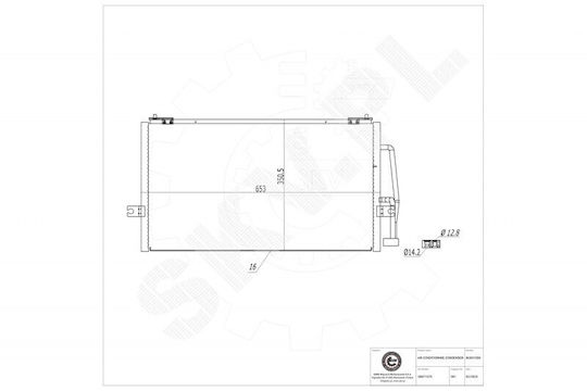 Συμπυκνωτής Κλιματισμού Volvo S40 I V40 30871579