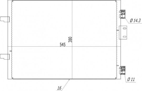 Condensator Clima Clio 1.5dci 01 7700436062