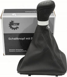 Auto Schaltknöpfe Leder Abdeckung BMW Serie 5 Schwarz 6-Gang Rahmen 25117566267